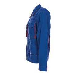 Planam Basalt Arbeitskleidung Bundjacke kornblau/rot