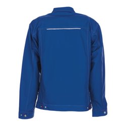 Planam Basalt Arbeitskleidung Bundjacke kornblau/rot