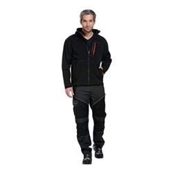 Terrax Softshelljacke schwarz