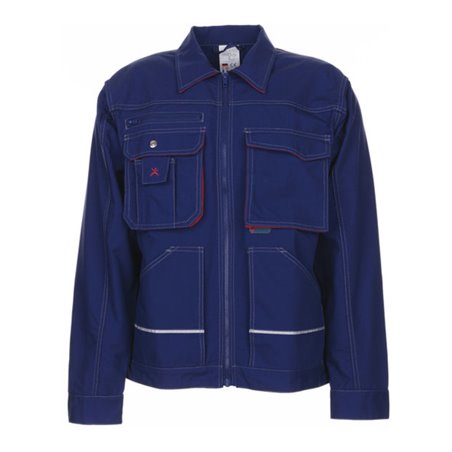Planam Basalt Arbeitskleidung Bundjacke marine/rot