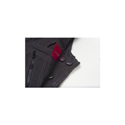 Planam Basalt Arbeitskleidung Latzhose anthrazit/rot