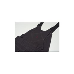 Planam Basalt Arbeitskleidung Latzhose anthrazit/rot