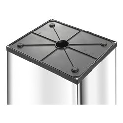 Hailo Großraum-Abfallbox Big Box Swing silber