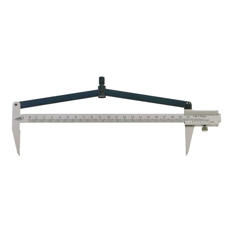 Helios Preisser Zirkelmessschieber mit Feststellschraube