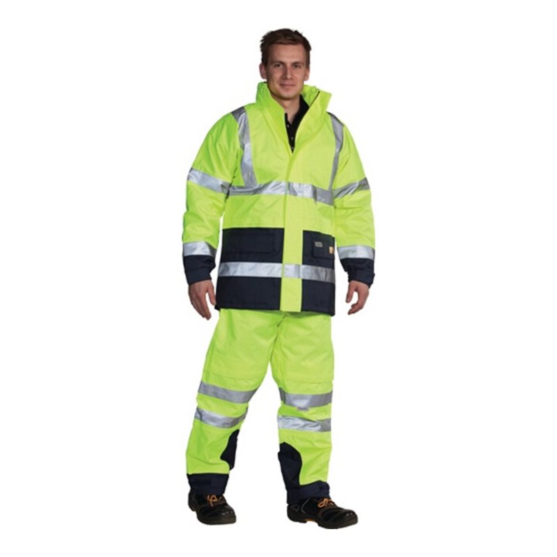 Ocean Warnschutzjacke 5in1 Poratex Premium gelb/marine