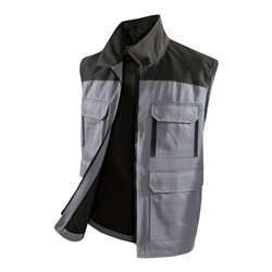 Kübler Worktrend Pro Weste 8122 mittelgrau/anthrazit