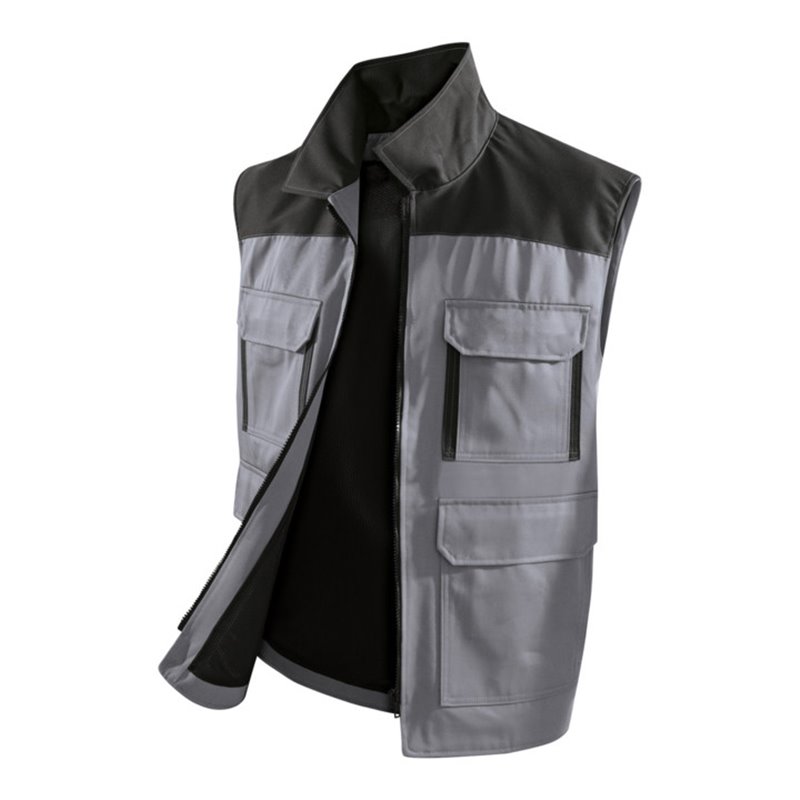 Kübler Worktrend Pro Weste 8122 mittelgrau/anthrazit