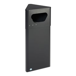 VAR Abfallsammler DE 41, verschließbar, mit Inneneinsatz VA