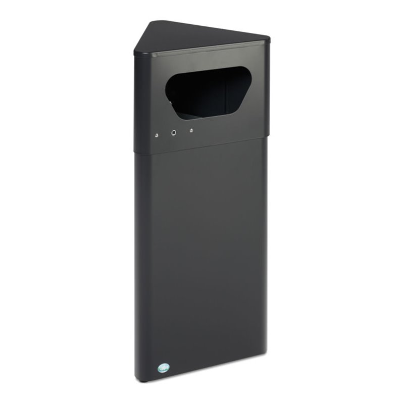 VAR Abfallsammler DE 41, verschließbar, mit Inneneinsatz VA