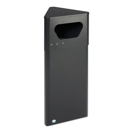 VAR Abfallsammler DE 41, verschließbar, mit Inneneinsatz VA