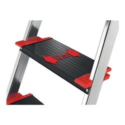 Hailo Stufenstehleiter Alu., einseitig