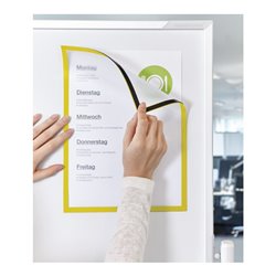 Magnetoplan magnetofix-Magnetrahmen, 5 Stück, grau, A5