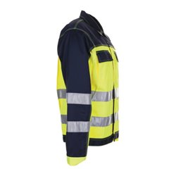 Planam Warn-Bundjacke gelb/marine