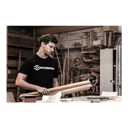 Contorion T-Shirt schwarz 'Profi am Werk'