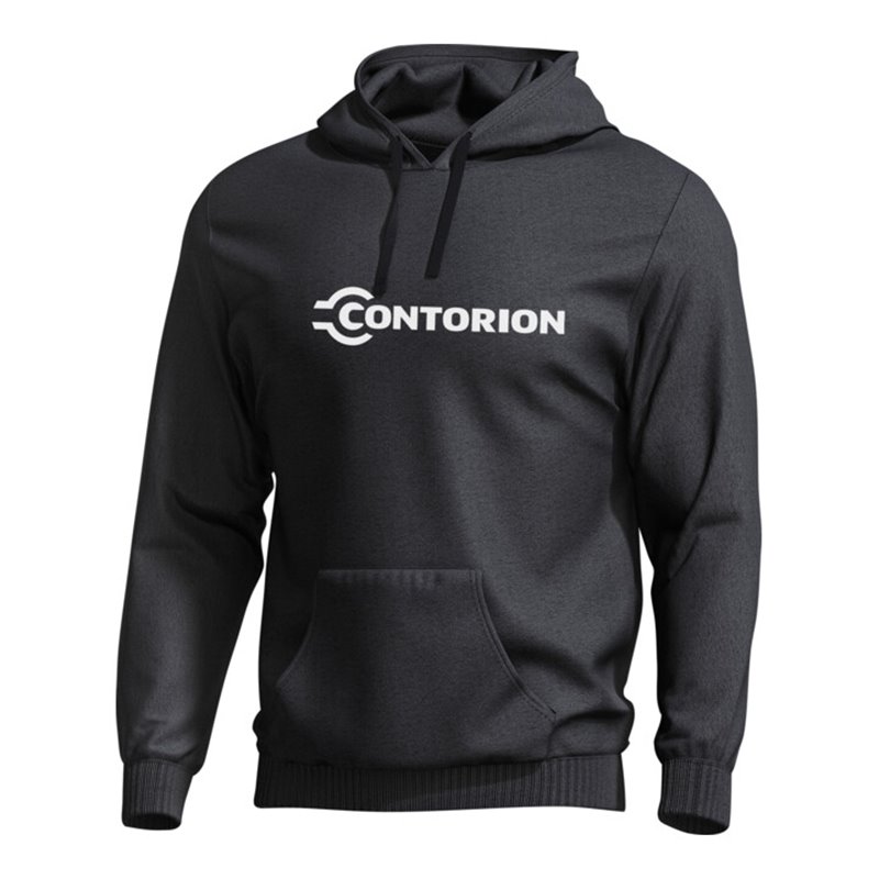 Contorion Hoodie schwarz 'Profi am Werk'
