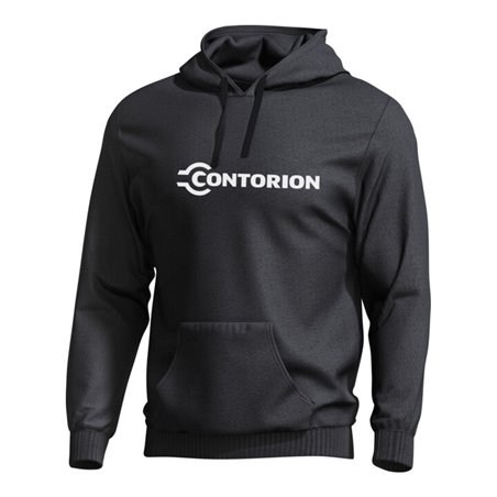 Contorion Hoodie schwarz 'Profi am Werk'