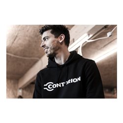Contorion Hoodie schwarz 'Profi am Werk'
