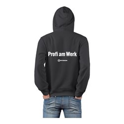 Contorion Hoodie schwarz 'Profi am Werk'