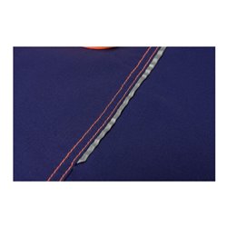 Planam Bundhose Basalt Neon marine/orange