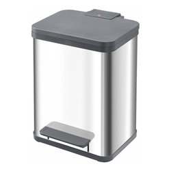 Hailo Tret-Abfallsammler ProfiLine Solid Öko edelstahl