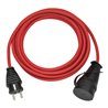BRENNENSTUHL Verl.-Kabel BREMAXX 10m rot 1169830 N05V3V3-F3G1,5 - Stecker u. Kupplun 1169830