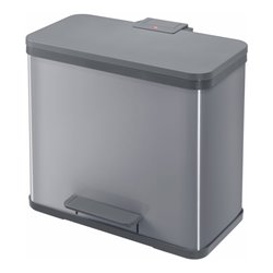 Hailo Tret-Abfallsammler ProfiLine Solid Öko silber