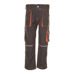 Planam Bundhose Junior oliv/orange