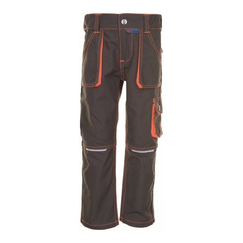 Planam Bundhose Junior oliv/orange