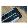 Brennenstuhl Premium-Alu-Line Technik Steckdosenleiste 16-fach Duo schwarz 3m H05VV-F 3G1,5 8-fach schaltbare Steckdosen