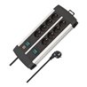 Brennenstuhl Premium-Alu-Line Technik Steckdosenleiste 8-fach Duo schwarz 3m H05VV-F 3G1,5 4-fach schaltbare Steckdosen