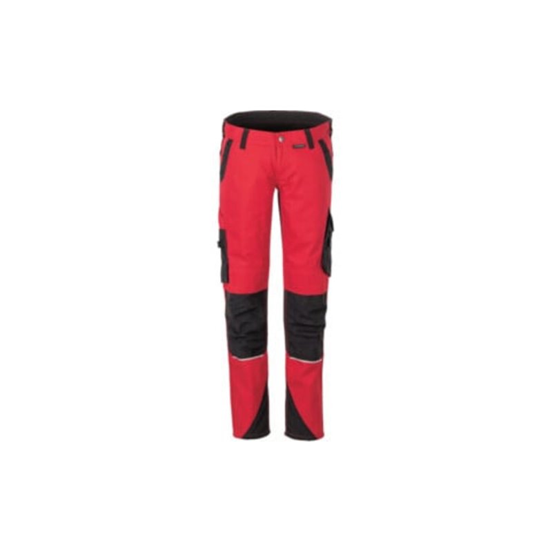 Planam Bundhose Norit Damen rot/schwarz