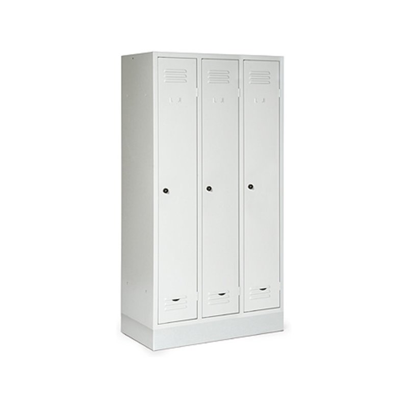 Classico Kleiderschrank mit Sockel mit 3 Abteilen