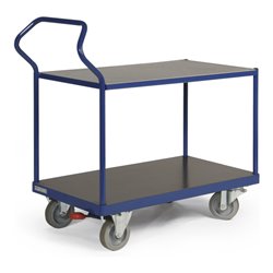 Ergotruck Tischwagen 2 Ladeflächen bündige Ladefläche
