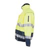 Planam Warnschutz-Comfortjacke gelb/marine