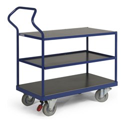 Ergotruck Tischwagen 3 Ladeflächen bündige Ladefläche