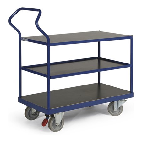 Ergotruck Tischwagen 3 Ladeflächen bündige Ladefläche