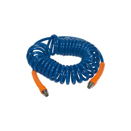 Riegler Spiralschl., Verschraubung, Knickschutz, PU, G 3/8, Ã¸ 12x8, 10 m, SP 18-1000