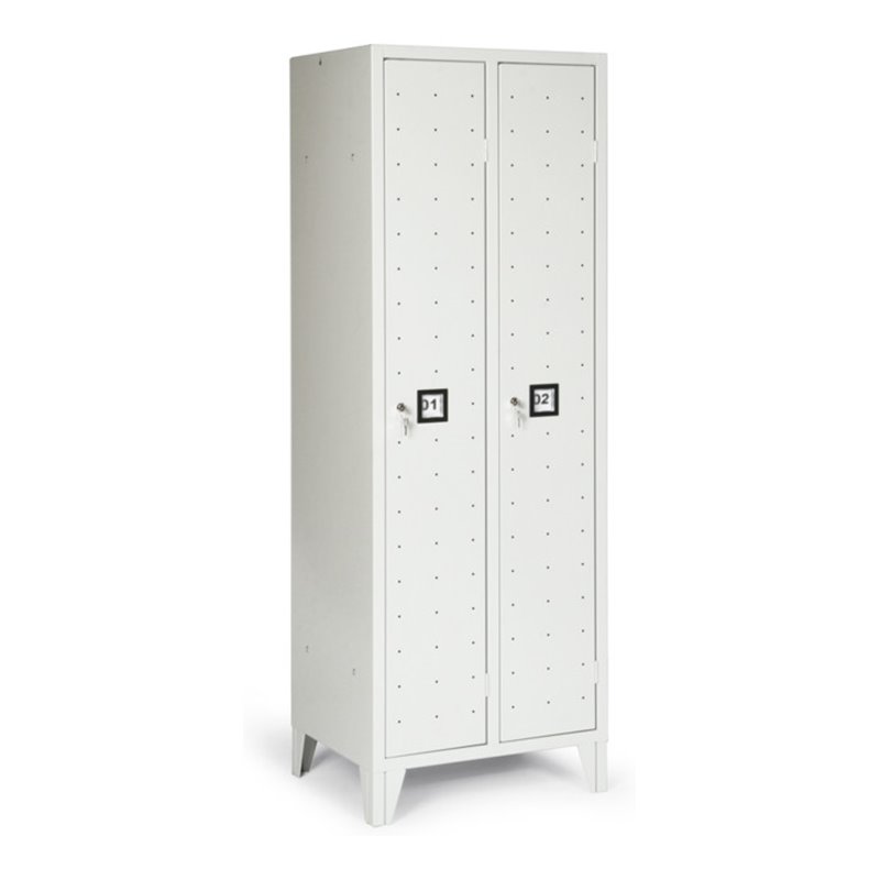 Portofino Kleiderschrank de luxe m.Füßen 2 Abteilen