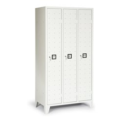 Portofino Kleiderschrank de luxe m.Füßen 3 Abteilen