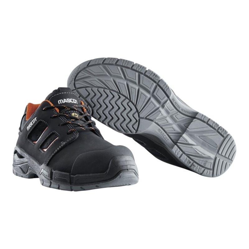 Mascot Diran Sicherheitshalbschuh S3 Sicherheitsschuhe schwarz/dunkelorange 11