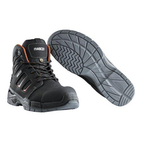 Mascot Rimo Sicherheitsstiefel S3 Sicherheitsschuhe schwarz/dunkelorange 11
