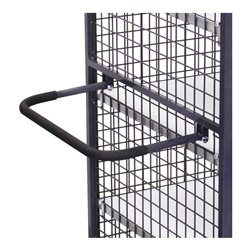 VARIOfit ESD Etagenwagen fest verschweißt Drahtgitterwände