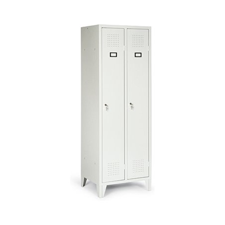 Portofino Kleiderschrank mit Füßen mit 2 Abteilen