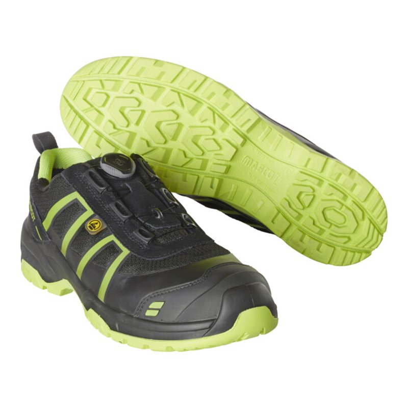 Mascot Sicherheitshalbschuh S1P mit Boa® Sicherheitshalbschuh S1P Sicherheitsschuhe schwarz/hi-vis gelb 10