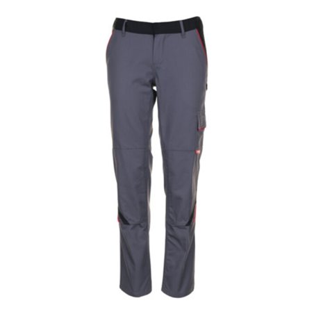 Planam Bundhose Highline Damen schiefer/schwarz/rot
