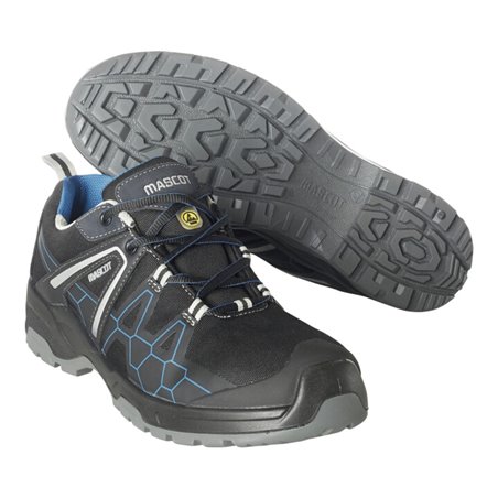 Mascot Sicherheitshalbschuh S1P mit Schnürsenkel Sicherheitshalbschuh S1P Sicherheitsschuhe schwarz/kornblau 10