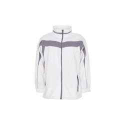 Planam Fleecejacke Plaline reinweiß/zink