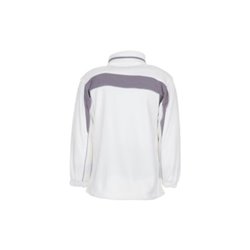 Planam Fleecejacke Plaline reinweiß/zink