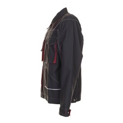 Planam Bundjacke Basalt anthrazit/rot