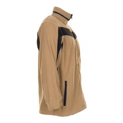 Planam Fleecejacke Plaline sand/schwarz